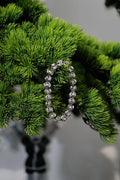 Chrome Bead 10mm Bracelet 21 Beads