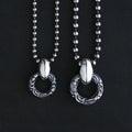 Linked Crane Ring Pendant