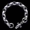 Silk Link (M) Bracelet (Plain Circle) (Engraving Leonard Kamhout)