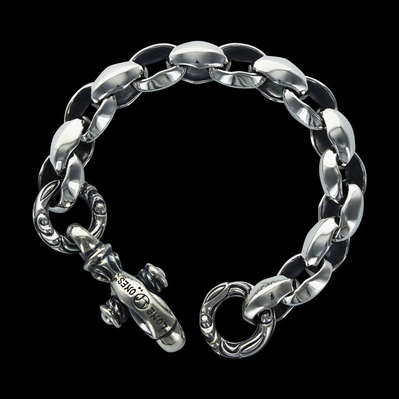 Silk Link (M) Bracelet (Crane Circle)