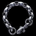 Silk Link (M) Bracelet (Crane Circle) (Leonard Kamhout Engraving)