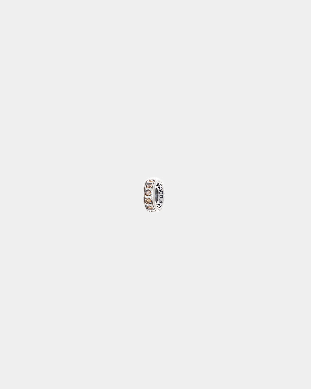 Pavé Rondel - Brown Diamonds