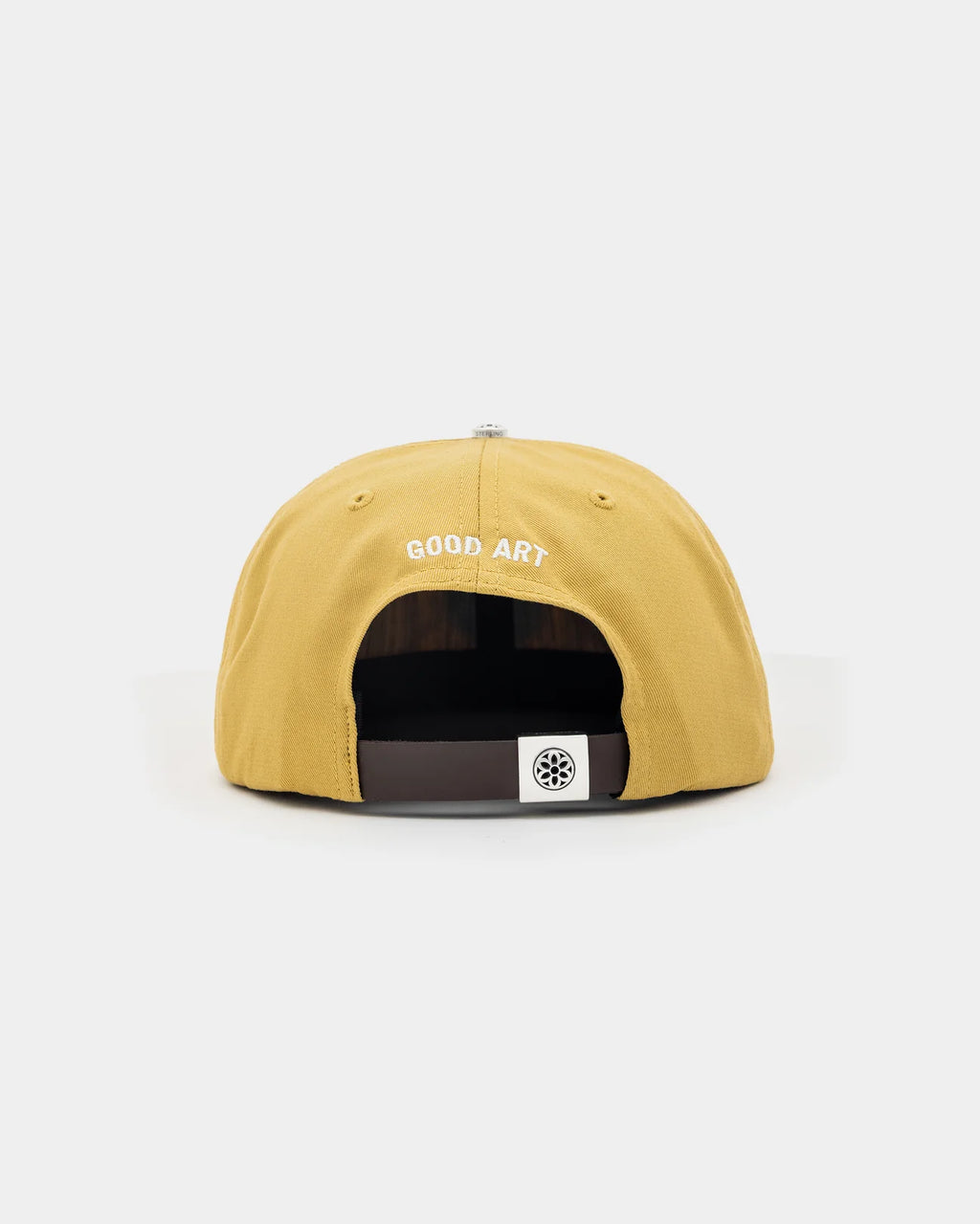 Classic Cotton Ball Cap - Rosette - Mustard