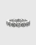 Infinity Ring - Heart Rosette