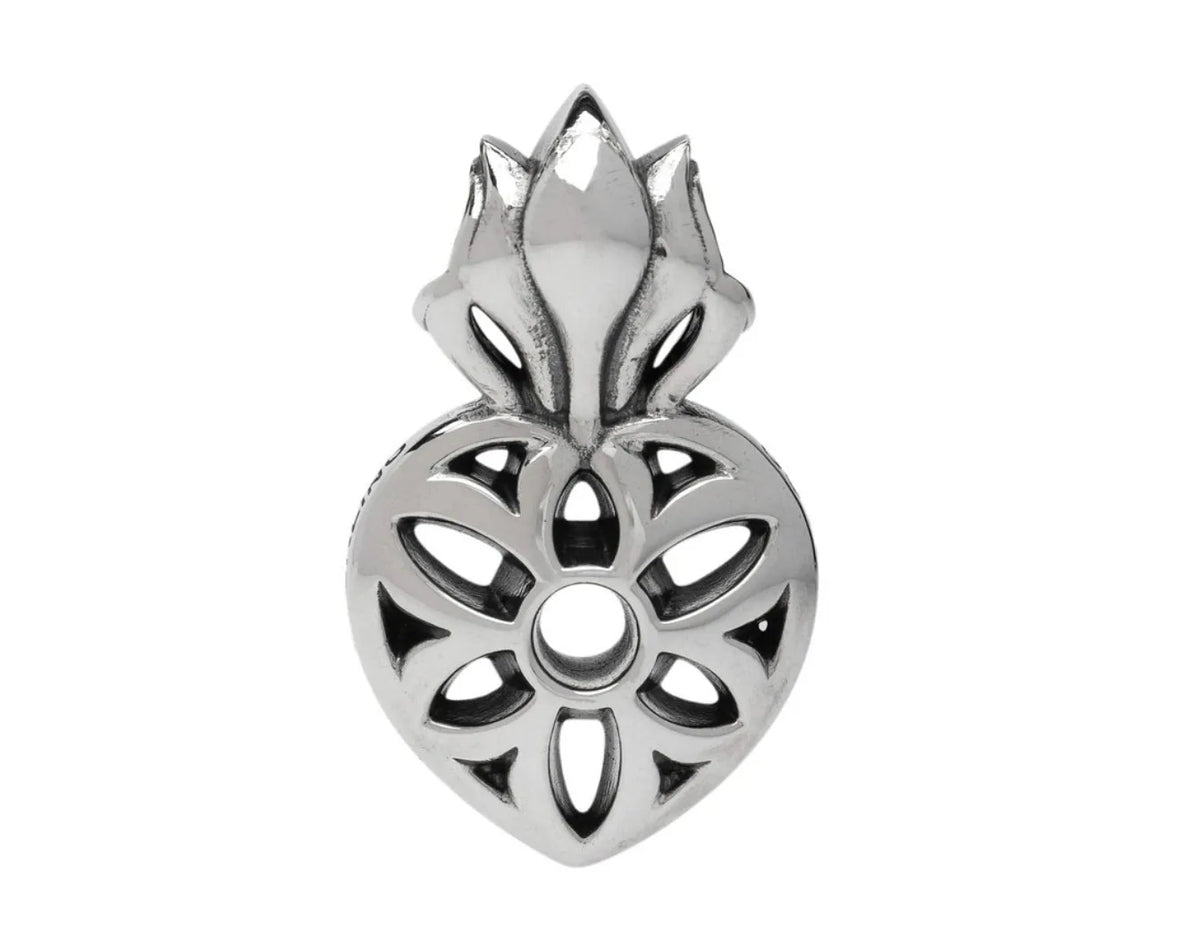 Sacred Rosette Pendant, Sterling