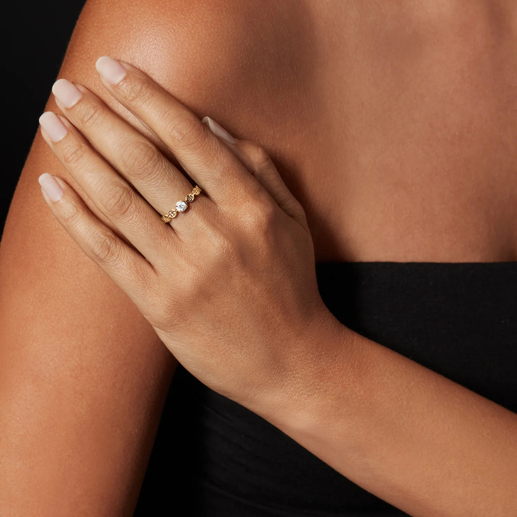 HB181D MICRO II SINGLE SOLITAIRE WITH .25 CARAT DIAMOND