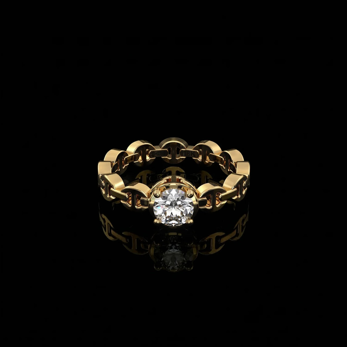 HB181D MICRO II SINGLE SOLITAIRE WITH .25 CARAT DIAMOND