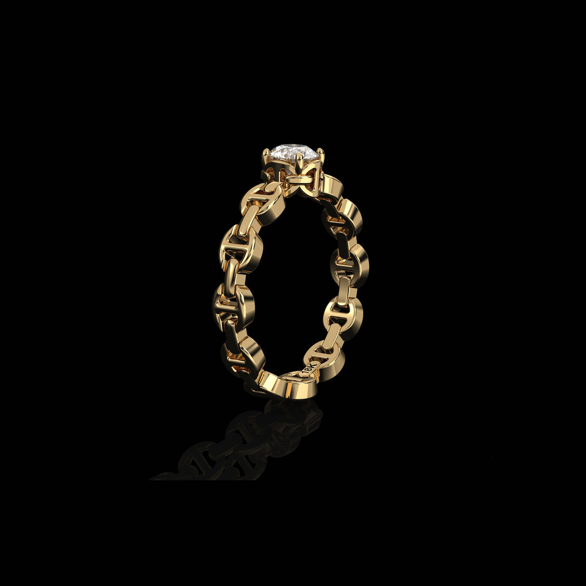 HB181D MICRO II SINGLE SOLITAIRE WITH .25 CARAT DIAMOND
