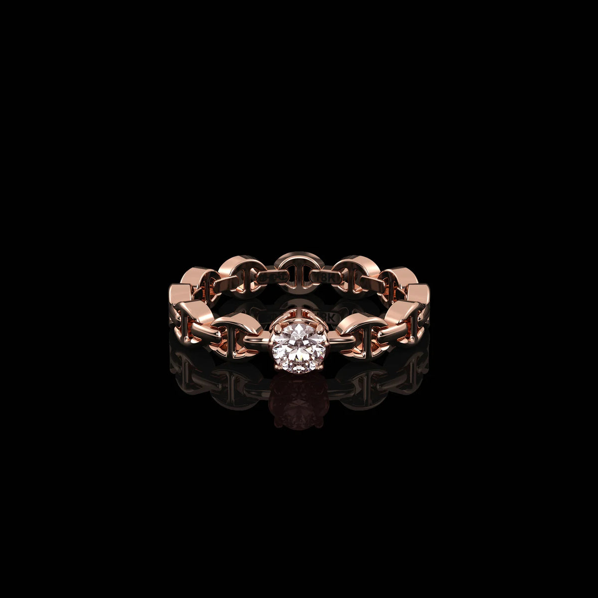 HB181D MICRO II SINGLE SOLITAIRE WITH .25 CARAT DIAMOND