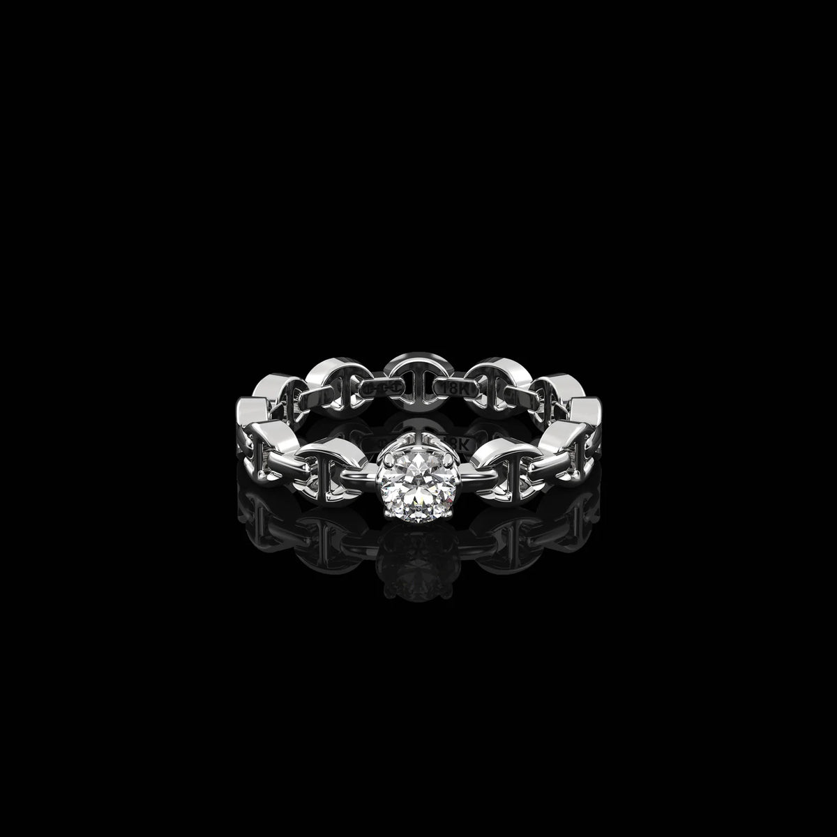 HB181D MICRO II SINGLE SOLITAIRE WITH .25 CARAT DIAMOND
