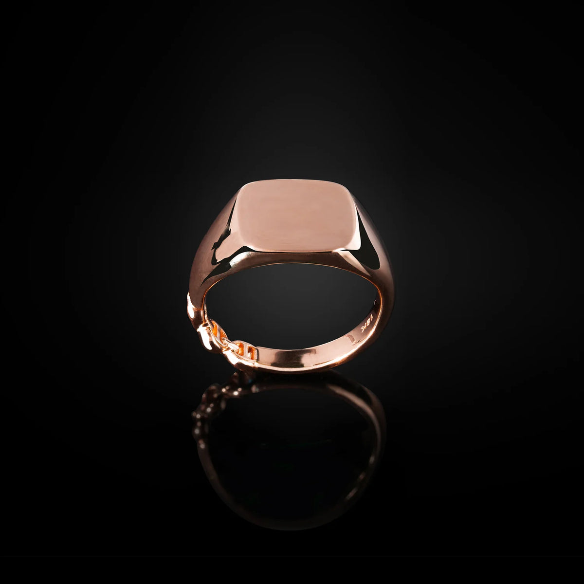 HB432 RECTANGLE SIGNET RING