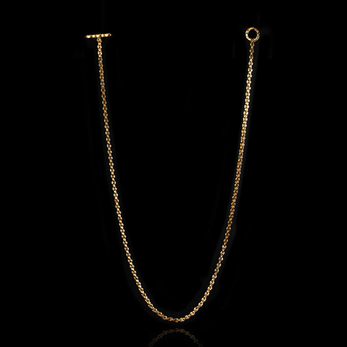HB040 3mm MICRO OPEN-LINK NECKLACE