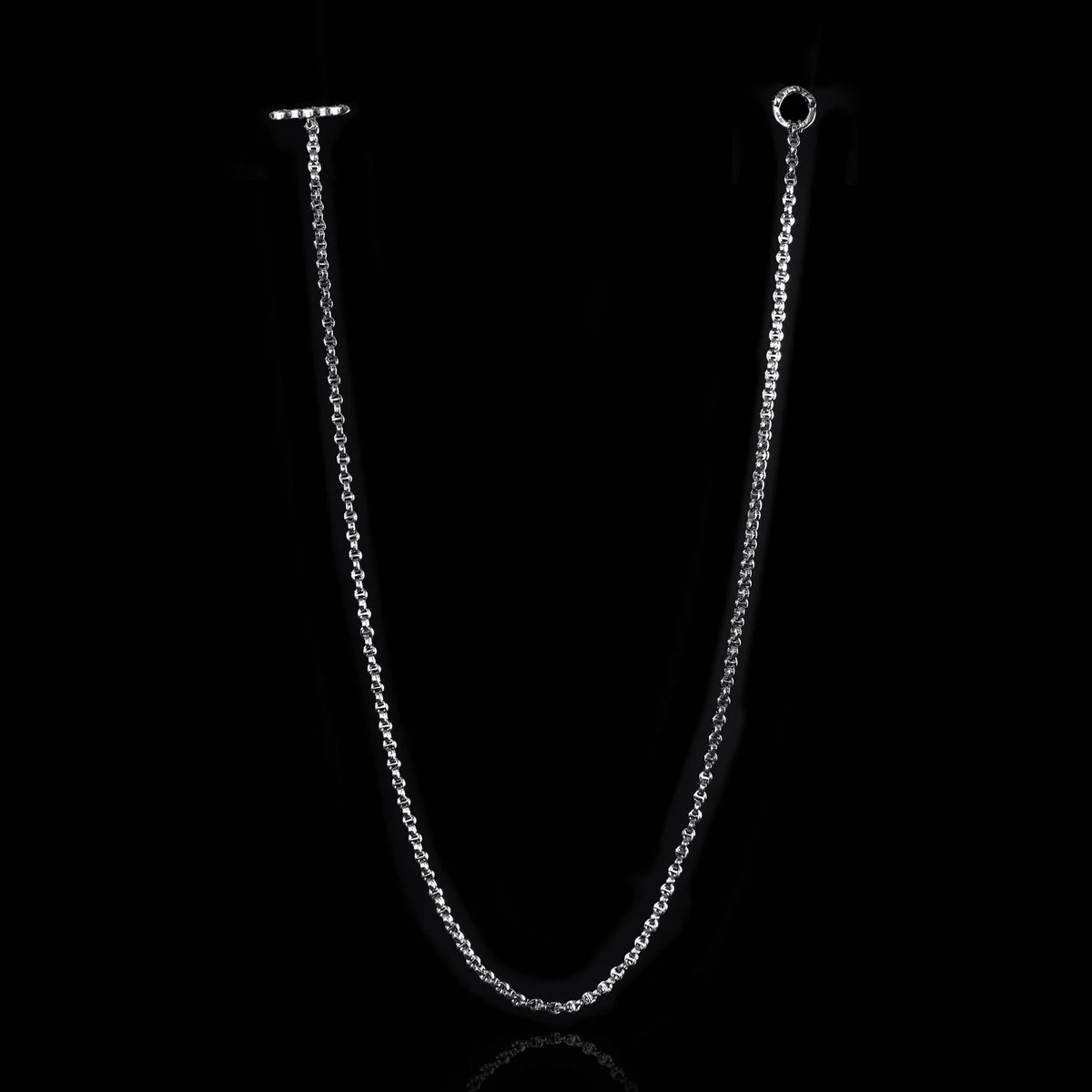 HB040 3mm MICRO OPEN-LINK NECKLACE