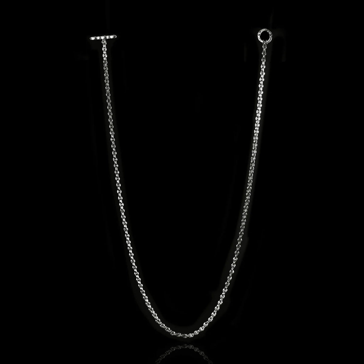 HB040 3mm MICRO OPEN-LINK NECKLACE