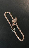 HB223D RGWD 10MM SINGLE-LINK BRACELET