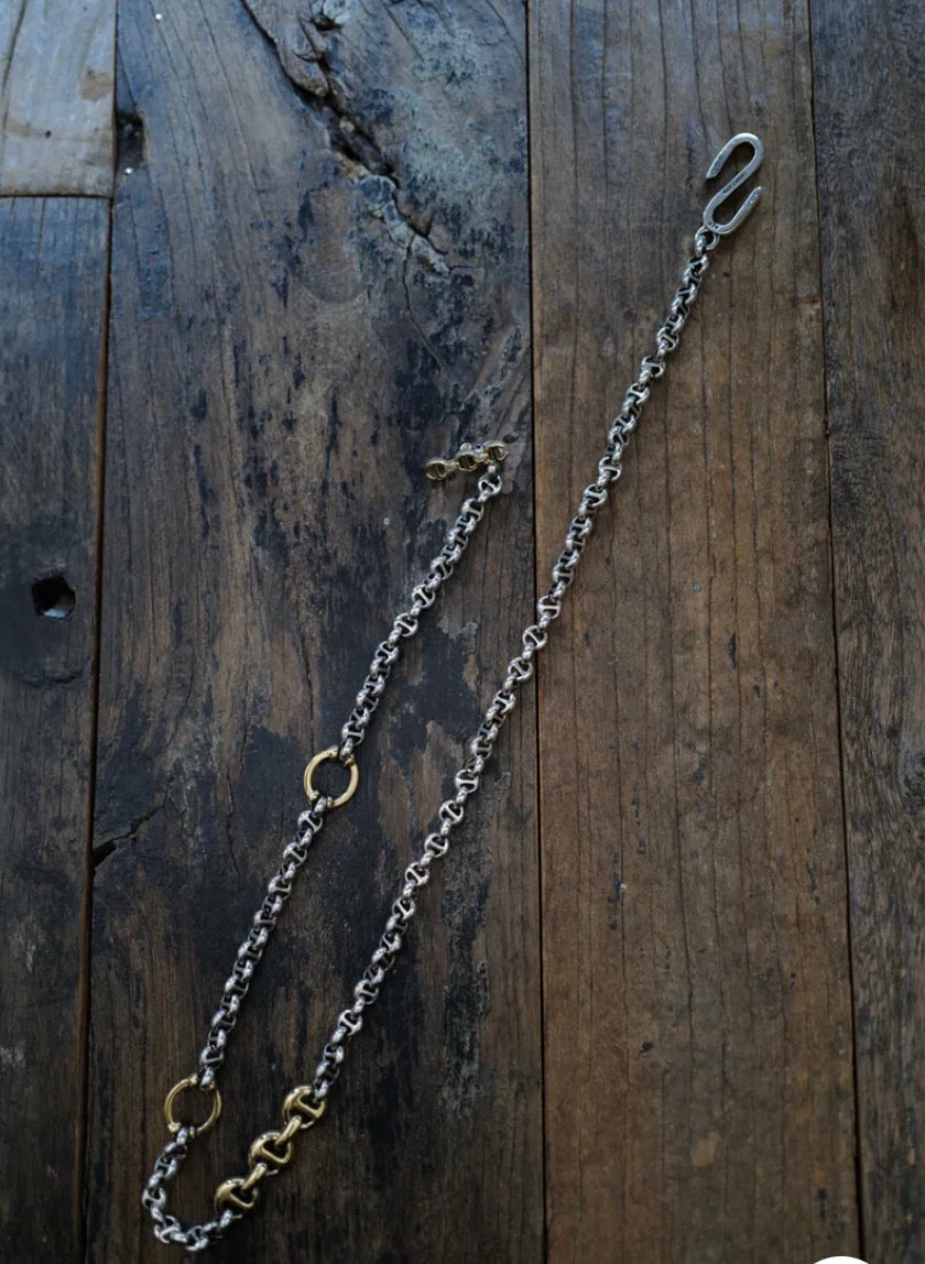 HB067-SSYGWD 5mm open link wallet chain