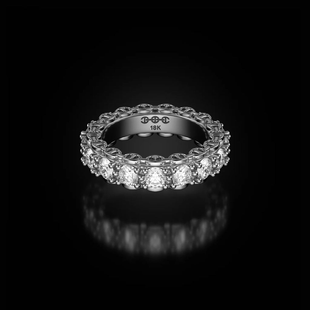 HB206 3MM INFINITE I RING | PRONG SETTING