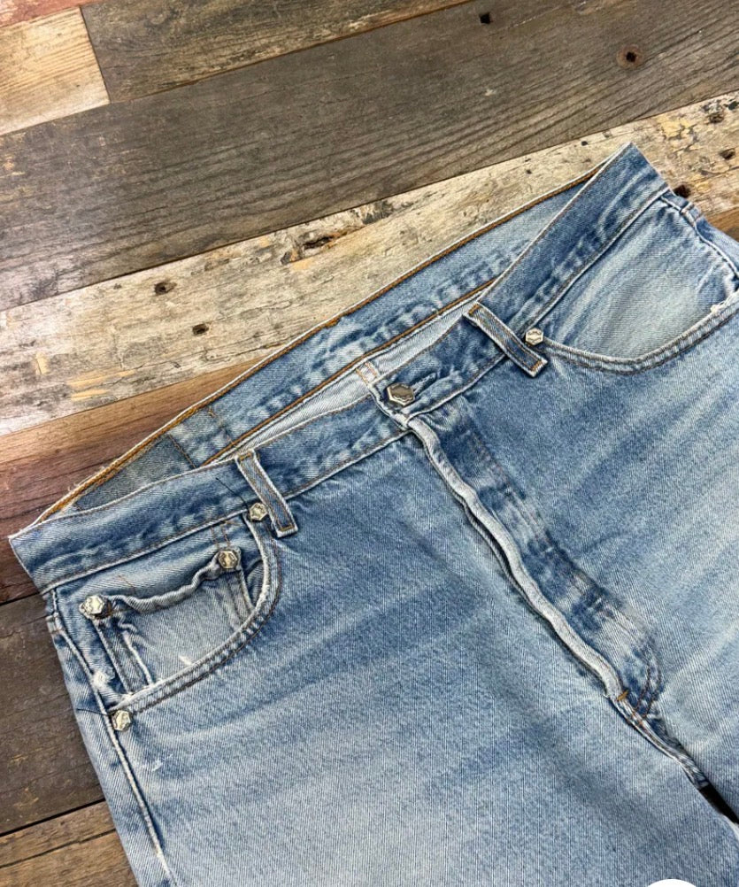 HOORSENBUHS Vintage Reworked Denim Light Blue