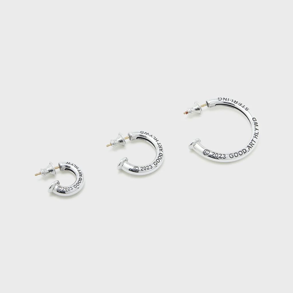 Nailhead Hoop Earring