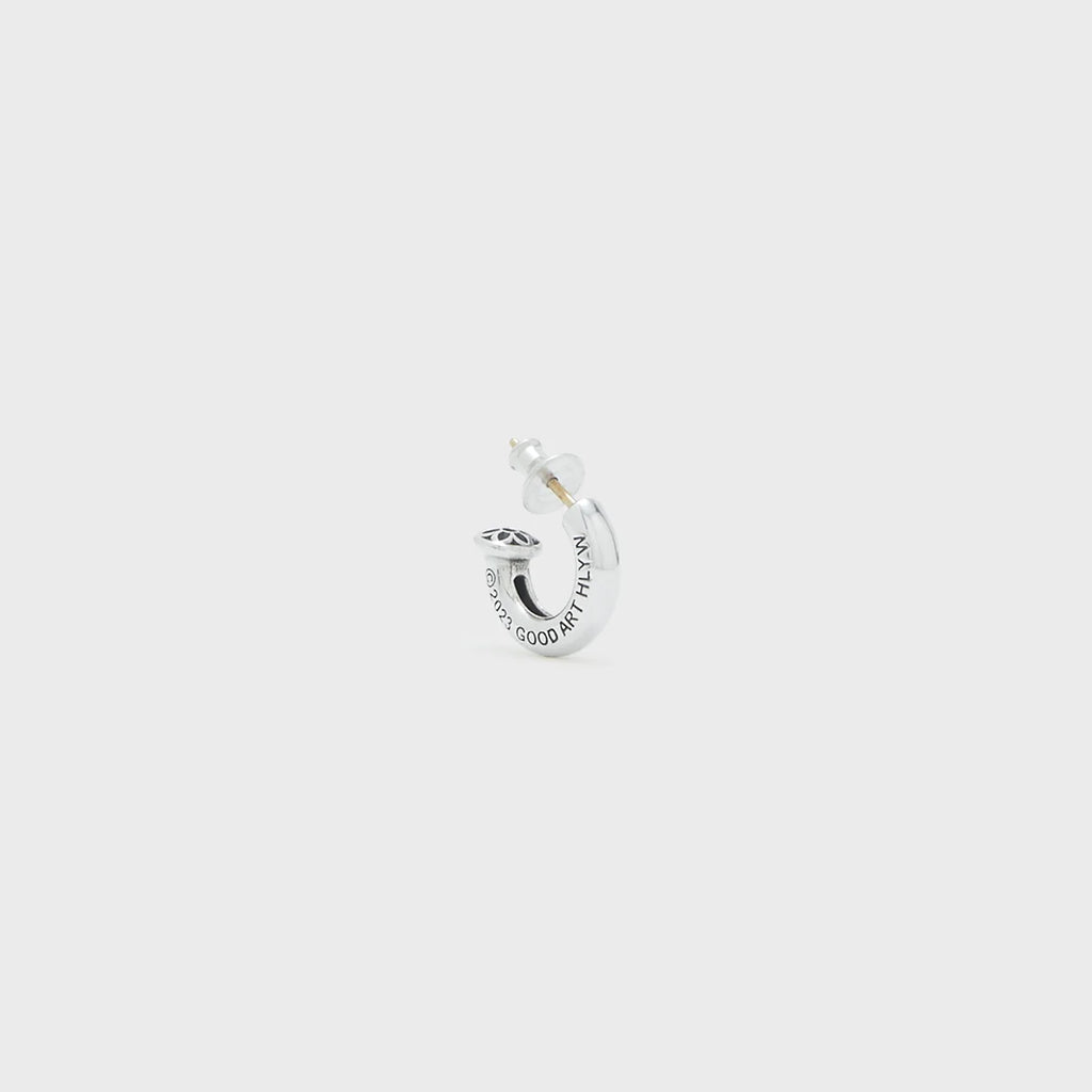 Nailhead Hoop Earring