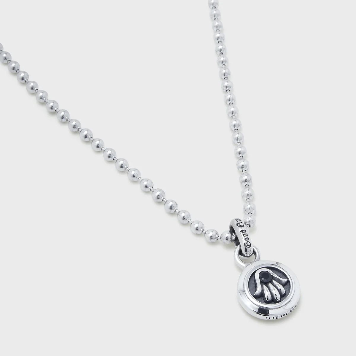 Lotus A Pendant - Hamsa