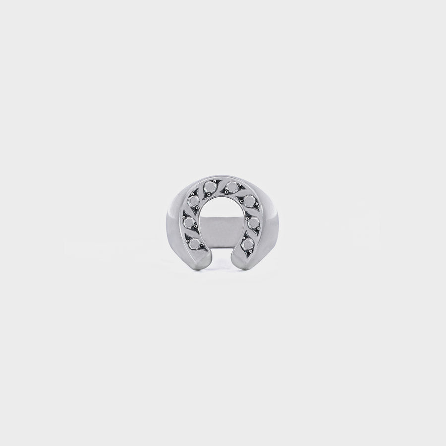 Horseshoe A Ring - Sterling-D's