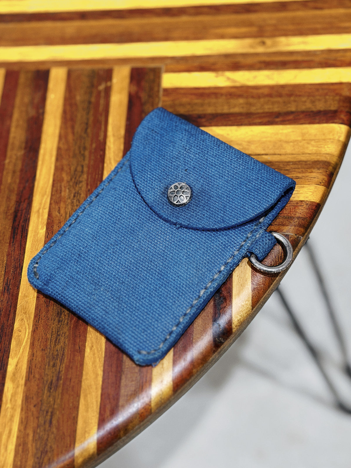 Snap Card Wallet - Vintage Fabric Edition