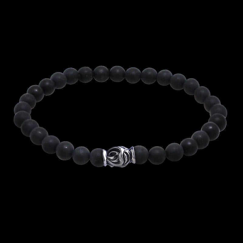 Eagle Bead 6mm Stone Bracelet